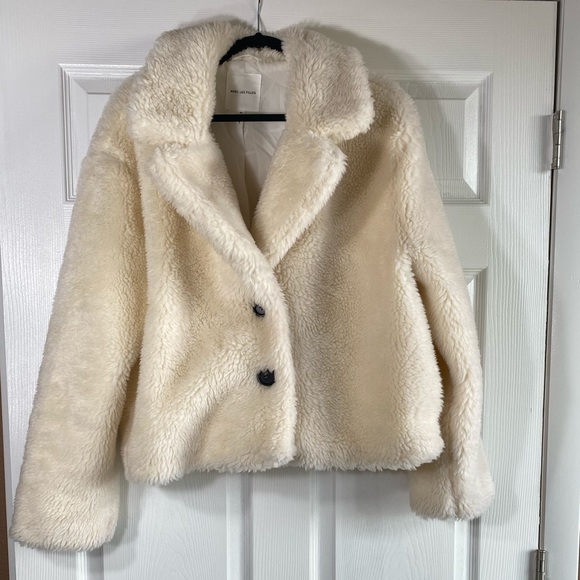 Avec Les Filles Faux Fur Coat Size: XL - Picture 4 of 12